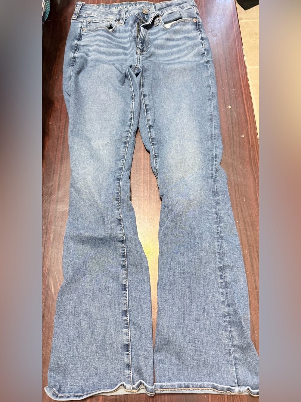 American Eagle Outfitters Light Blue Flare Jeans